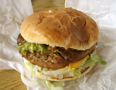 Green Chili Burger